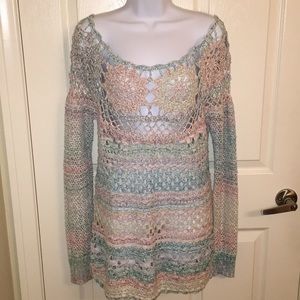 Free People Ring of Roses crochet top